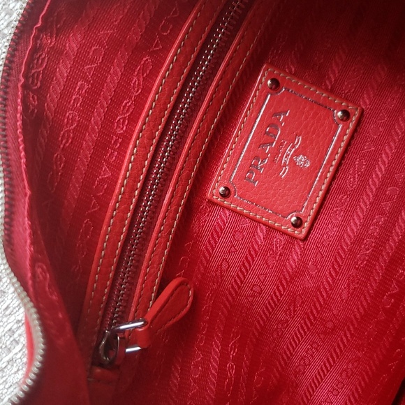 Red PRADA Hobo BR4314 - Picture 12 of 16